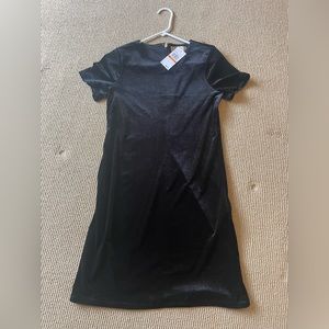 Micheal kors black midi dress. Black with a hint of gold sparkle